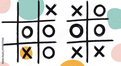 Tic tac toe game strategy and winning combinations for both players understanding the classic strategy game