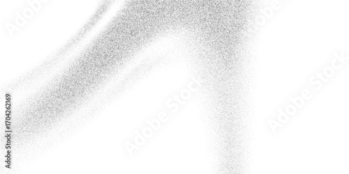Stippled halftone grain background, dispersed dotted wash with soft flowing fade. Subtle speckle texture, dusty vignette surface, vector illustration