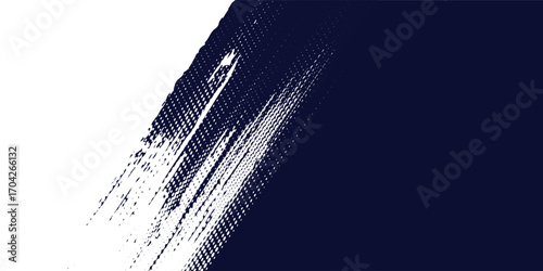 Dots halftone white ,blue color pattern gradient grunge texture background. Dots pop art comics sport