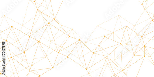 Abstract background technological with global connection vector design. Technology Banner, white background creative and geometric shape with white luxury pattern. connection background with lines dot