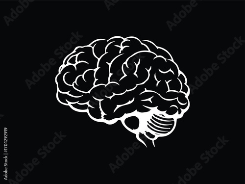 Human Brain Sketch Vector