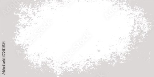 Black abstract vintage winter grunge frame with dirty ink splash texture and snowflake decoration