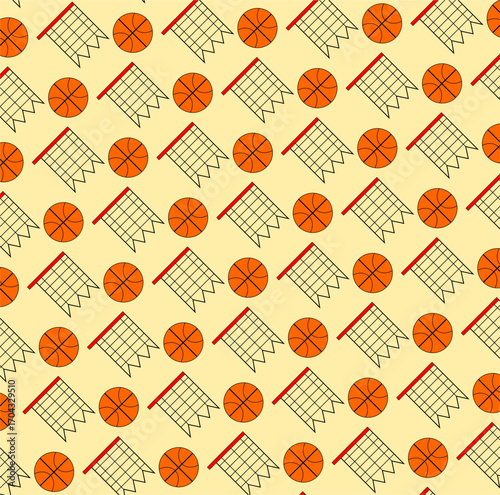 padrão cesta de basquete