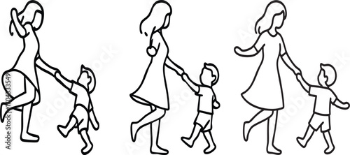 Mother and child bonding through playful activities, exploring the joy of family connection and interaction