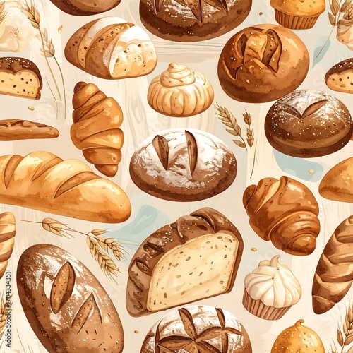 Bakery goods pattern