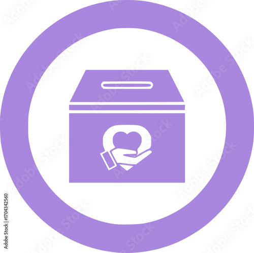 Donation box icon
