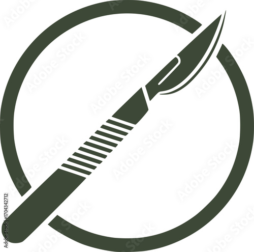 Scalpel icon vector illustration - high quality black style vector icons
