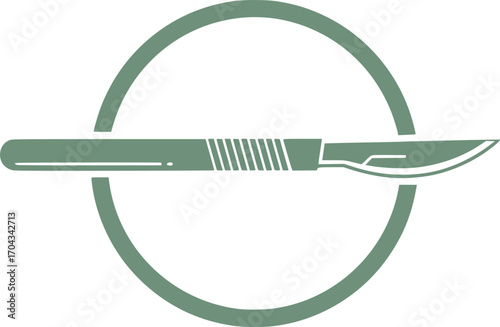 Scalpel icon vector illustration - high quality black style vector icons
