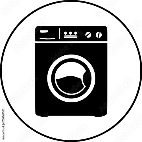 Washing machine icon

