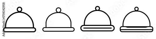 The icon for a reception bell, a symbol for a help desk, is depicted in a modern illustration set against a white background