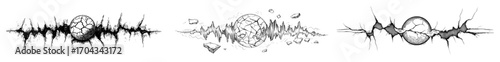 Earthquake pulse amplitude and seismic activity vibration level are measured using a seismograph, which records waveforms that are analyzed in geology, and can also be represented as audio or sound