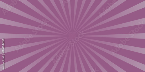 Simple purple radial sunburst background with clean geometric lines emanating from the center for graphic design