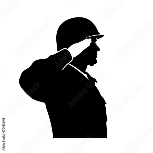 Mysterious silhouette of a person with beard abstract artistic portrait silhouette