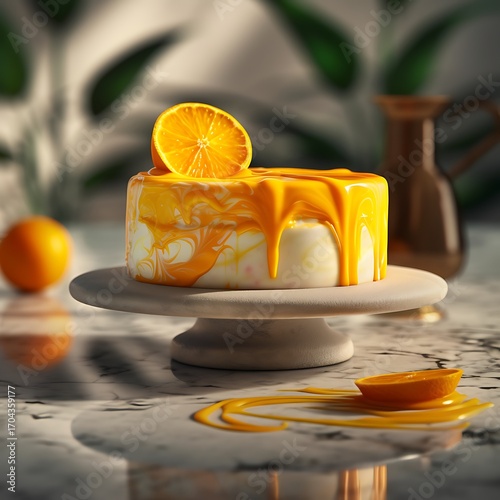 Orange Glaze Cake A Sweet Delight