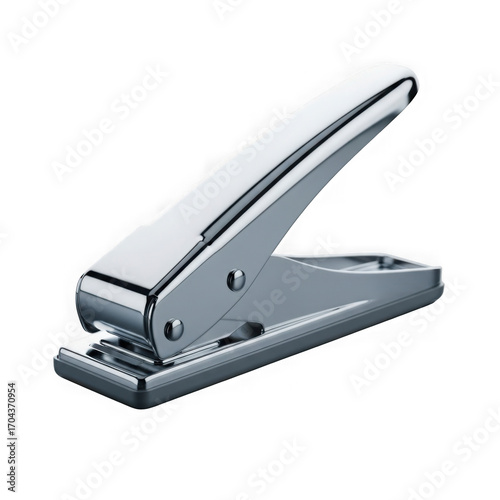 Single hole puncher isolated on transparent background isolated on transparent background