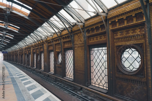 Rail Station in Berlin, Germany 
