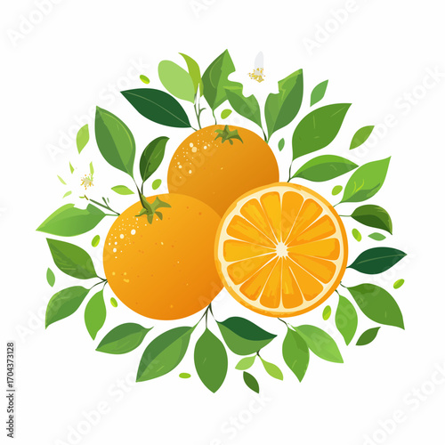 Hintergrund Orangen