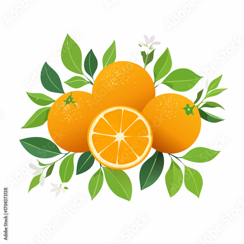 Hintergrund Orangen
