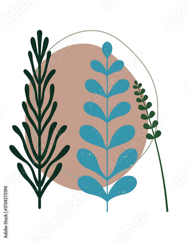 boho leaves