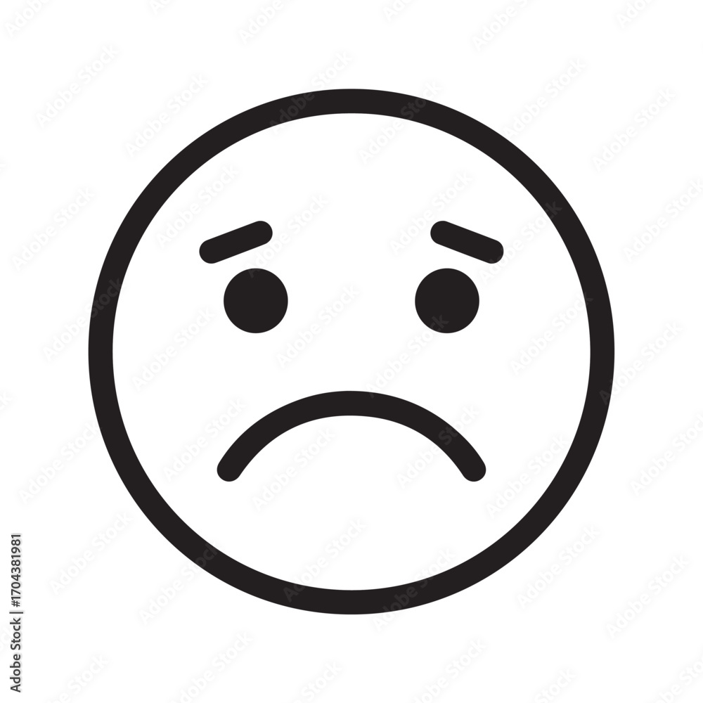 Fototapeta premium face silhouette vector on white background 