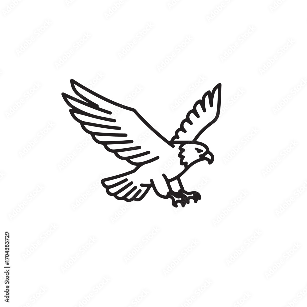 Egole vector icon on white background 