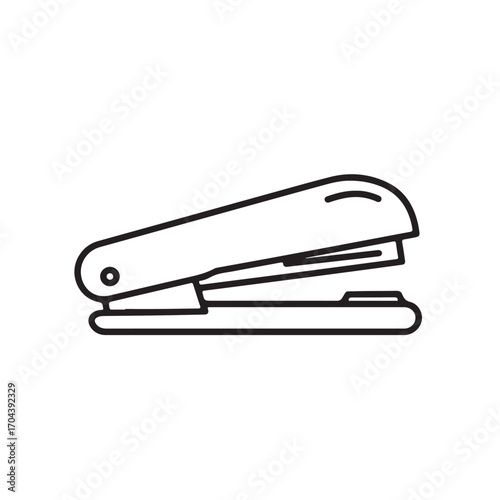 stapler isolated vector icon on white background 
