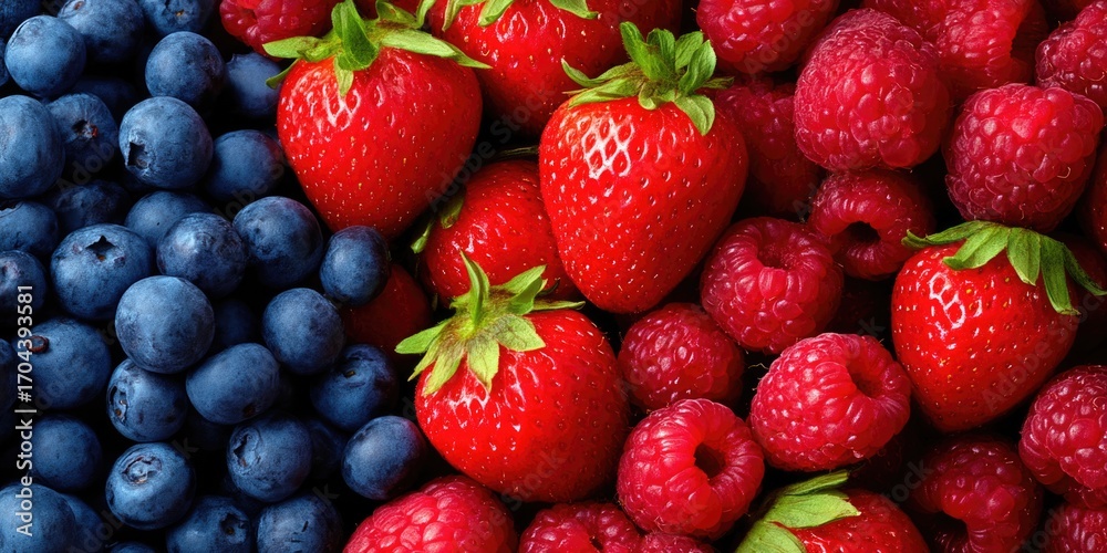 Obraz premium Colorful Fruit Salad