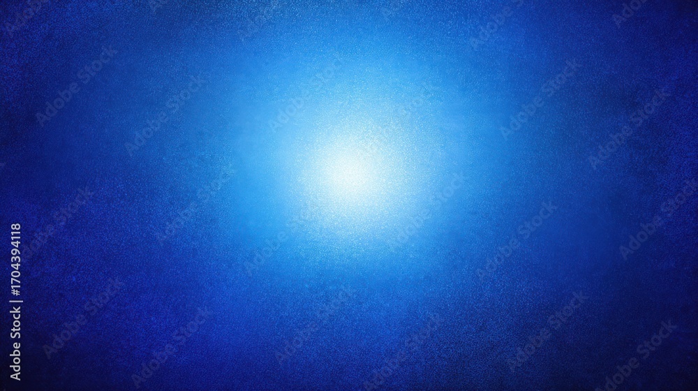 Obraz premium bright central glow on textured blue background creates an abstract atmosphere for various creative works and designs