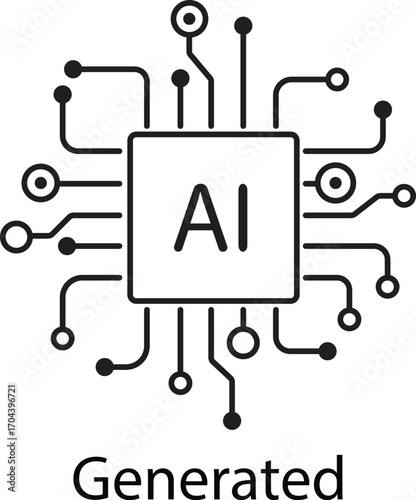 AI generate icon set.