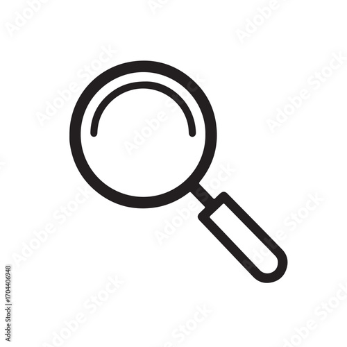 vector magnifying glass icon
