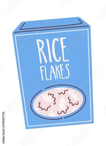 Rice flakes pack natural food
