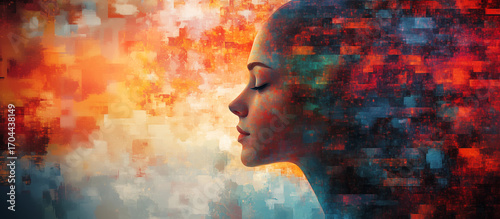 Abstract Cognative Art