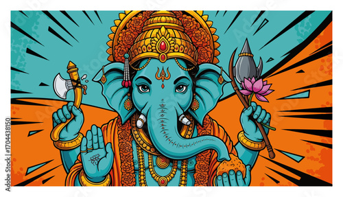 Lord Ganesha Hindu God of Wisdom and Success