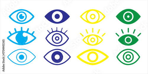Creative eye icon for all designers