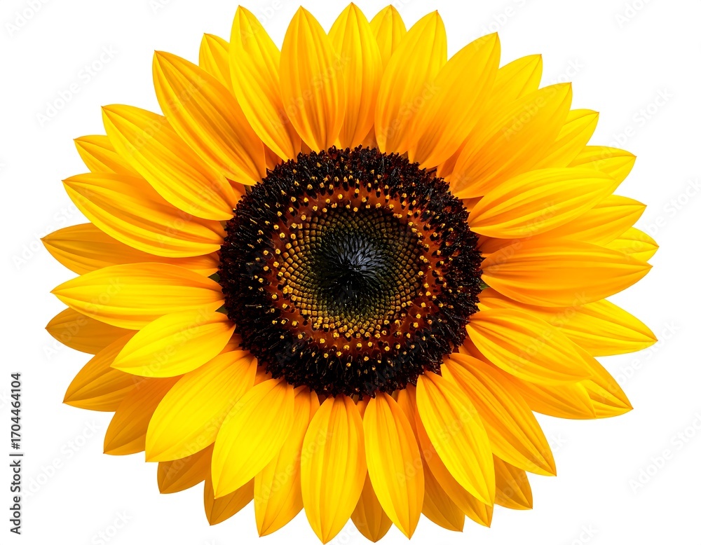 Fototapeta premium Close-up of a vibrant sunflower (3)