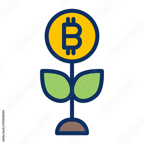 Grow Vector Icon Design