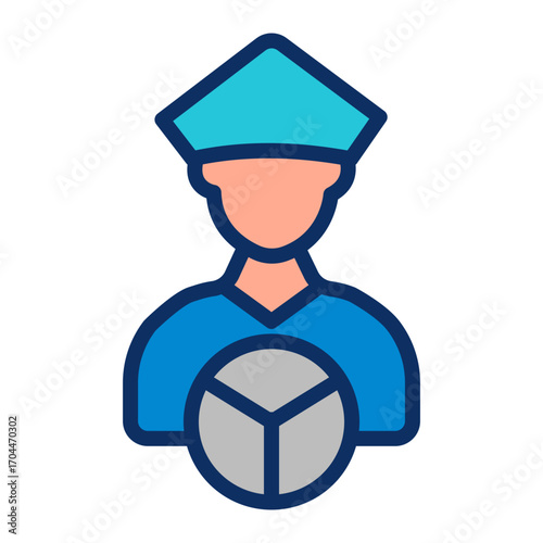 Chauffeur Vector Icon Design