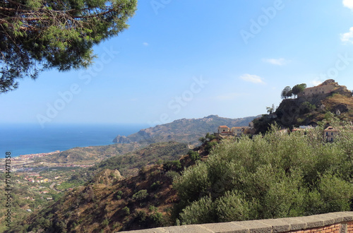 Wallpaper Mural View of the Mediterranean Sea from the slopes of Mount Etna, Sicily, Italy Torontodigital.ca