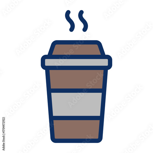 Coffee Mug Vector Icon Design