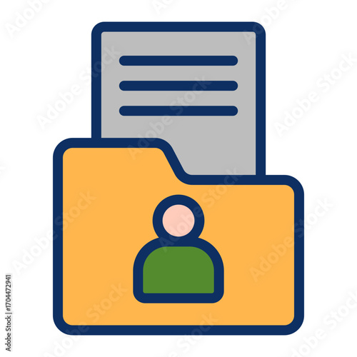 Portfolio Vector Icon Design