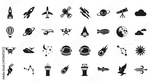 Exploration Event, Space Objects, Galactic Environment, Illustration Viewpoint, Cosmic Concept