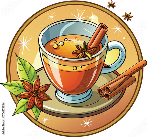 Witch Brew Chai Spicy Autumn Tea Cup Design
