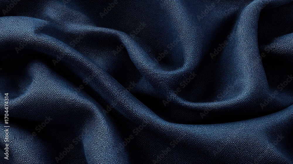 Fototapeta premium dark blue fabric texture pattern