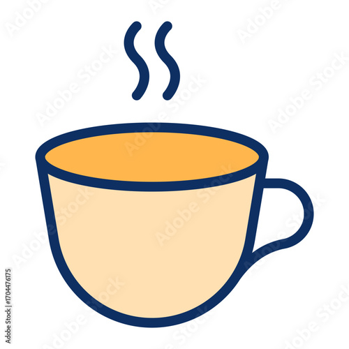 Coffee Cup Vector Icon Design