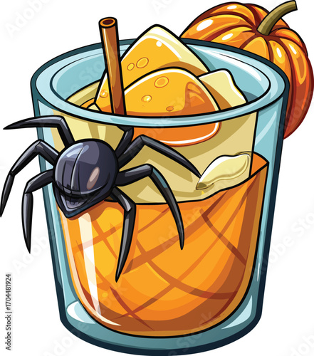 Pumpkin Smoothie Halloween Spooky Pumpkin Spice Cocktail