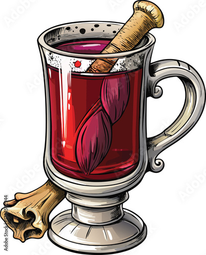Haunted Mulled Wine Spiced Mulled Wine Drink Recipe