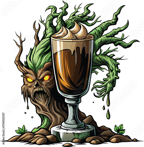 Spooky Irish Coffee Spooky Irish Coffee Tree Drink