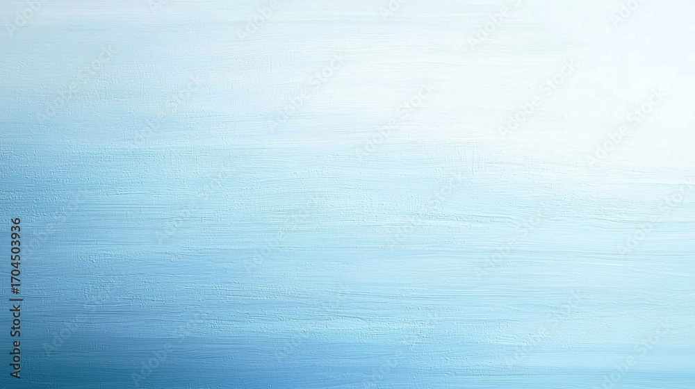 Obraz premium 水色から青への筆致グラデーション背景