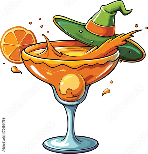 Pumpkin Margarita Halloween Halloween Pumpkin Margarita Cocktail