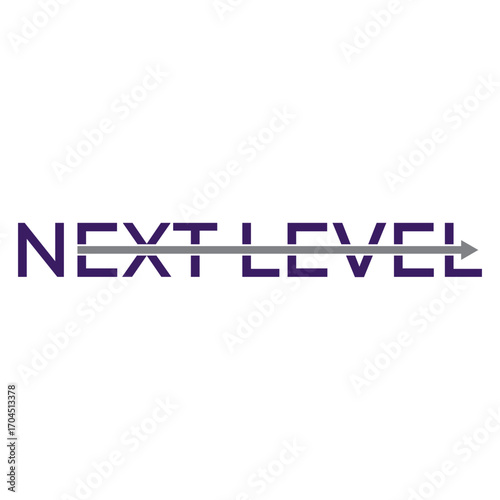 Abstract modern Next level logo template, vector graphics for business and company identity 